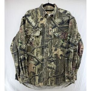 Russell Outdoors Explorer Camo Shirt Mens Large Mossy Oak Break-Up Infinity L